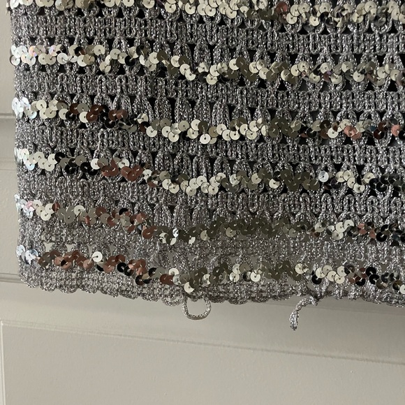 Nanette Lepore Silver Sequin Dress - Picture 3 of 3